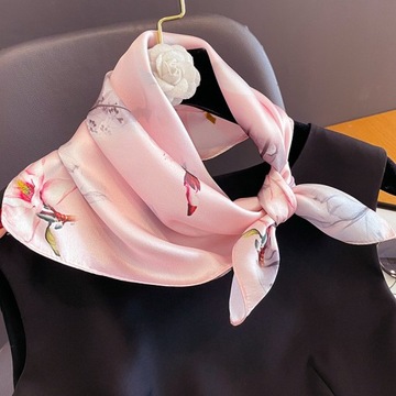 Женский шелковый шарф Пейсли из 100% хиджаба, повязка на голову, шарф 70 см