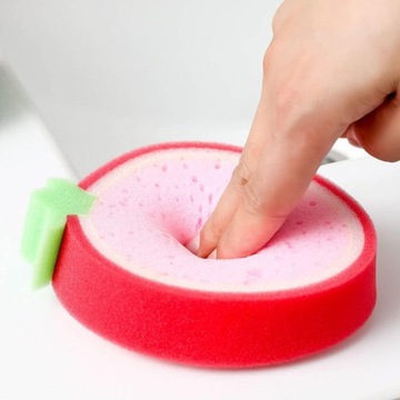 ГУБКА ДЛЯ УМЫВАНИЯ ДЕТСКОГО ТЕЛА АВОКАДО КЛУБНИКА