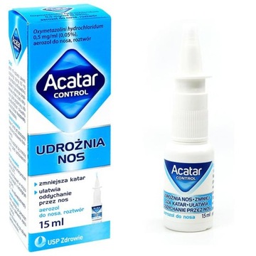 Acatar Control udrożnia katar oxymetazolin 15ml
