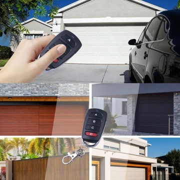2 БЕСПРОВОДНЫХ ПУЛЬТА ДИСТАНЦИОННОГО УПРАВЛЕНИЯ ДЛЯ ГАРАЖНЫХ ВОРОТ, УНИВЕРСАЛЬНЫЙ 433 МГц