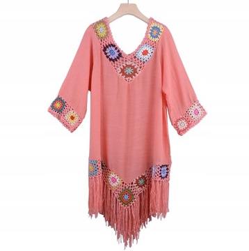 ПЛЯЖНАЯ ТУНИКА ПЛАТЬЕ ПАРЕО ЦВЕТА РАЗМЕРЫ