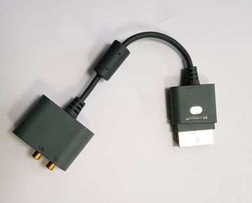 ОРИГИНАЛЬНЫЙ АУДИО-АДАПТЕР КАБЕЛЬ XBOX 360 MICROSOFT