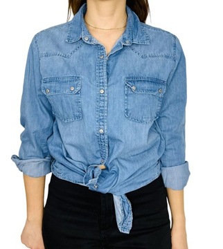 Koszula jeansowa klasyczna L 40 Denim Co.
