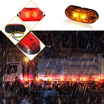 LAMPA OBRYSOWA OBRYSÓWKA DIODOWA LED OBRYSÓWKI DO CIĘŻARÓWEK 12 SZT