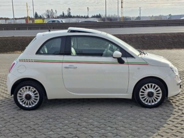 Fiat 500 II Seria 1 1.2 69KM 2011 Fiat 500 1.2 69Ps Panorama POLSKORY Alu Bialy Gwarancja 1.2 Benzyna, zdjęcie 28