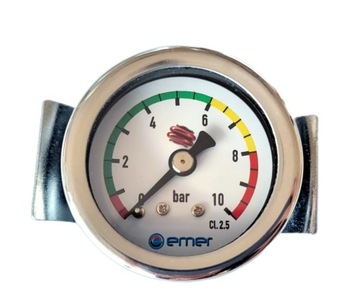 Manometr EMER tylny, tablicowy od 0 do10 bar GZ1/8