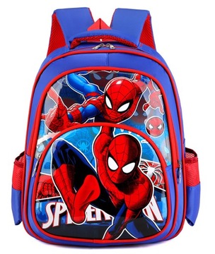 Plecak dla chłopca do szkoły SPIDERMAN solidny mocny wielokomorowy szkolny