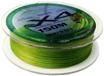 PLECIONKA SHIRO X4 ZIELONA 0,19mm/150m MISTRALL