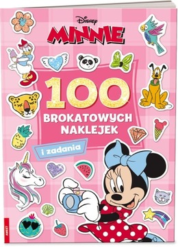 DISNEY MINNIE 100 BROKATOWYCH NAKLEJEK NB-9104
