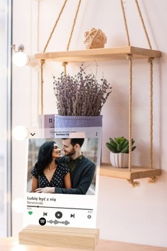 Подарочная рамка для вашего фото ТЕКСТ ПЕСЕН Spotify