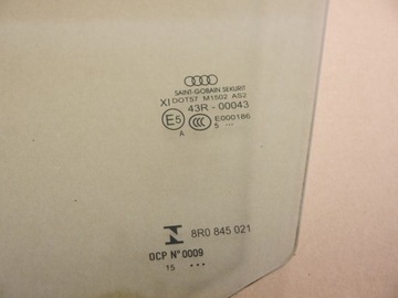 AUDI Q5 8R SKLO (OKNO) DVEŘE DVOJITÁ 8R0845021 2015R