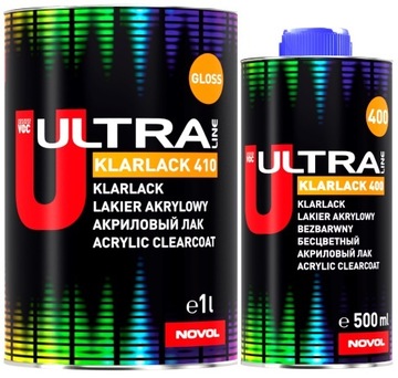 Novol Ultra klarlack 410 Lakier akrylowy 2+1 1 L + utw.
