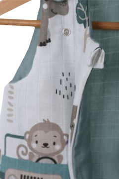 ДЕТСКИЙ МУСЛИНОВЫЙ СПАЛЬНЫЙ МЕШОК, ХЛОПОК 100% BABYMAM