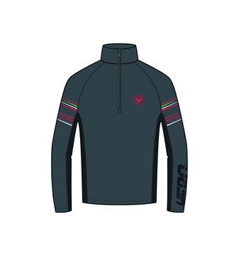 Bluza Rossignol Hero Classique 1/2 Zip szara - XS