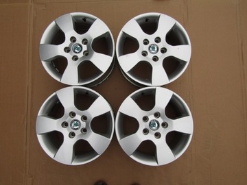4X RÁFKY 15 SKODA OCTAVIA II 6,5J 5X112 ET50 / ORIGINÁLNÍ