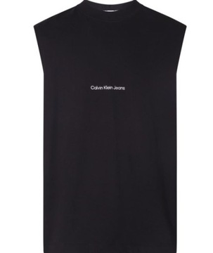 Calvin Klein Jeans t-shirt Institutional czarny S