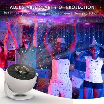 YUNNOVA 12 в 1 Планетарий Проектор Galaxy Light 360° Ro