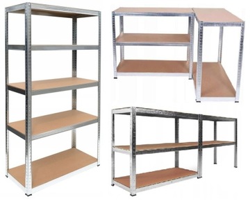 MOCNY REGAŁ METALOWY MAGAZYNOWY 180x90x40 875KG