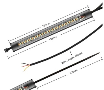 Светодиодные дневные ходовые огни DRL + динамические направления