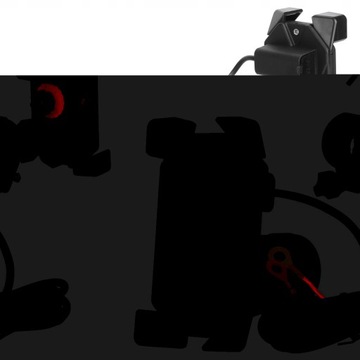 MOTOCYKLOWY UCHWYT TELEFON INDUKCYJNY ŁADOWARKA