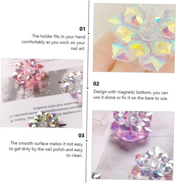 4 шт. подставка для ногтей для практики маникюра, подставка для практики украшения