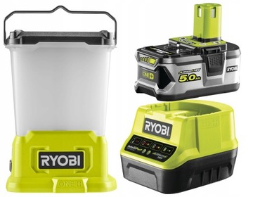 LAMPA LED BIWAKOWA LATARKA 850 Lm RYOBI RLL18 +5Ah