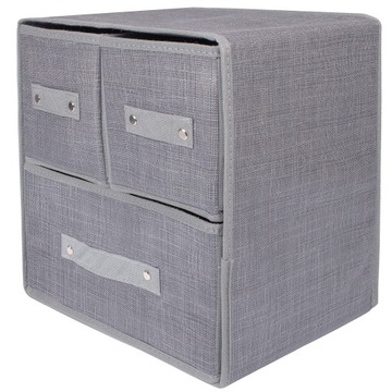 ORGANIZER DO SZUFLADY SZAFY NA BIELIZNĘ SKARPETKI PRANIE ZESTAW 4x PUDEŁKO