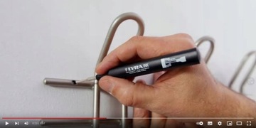 Маркер глубоких отверстий LYRA, черный