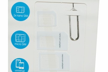 Набор адаптеров microSIM, переходников nanoSIM SIM.