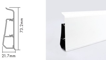 Белая матричная плата 73 мм