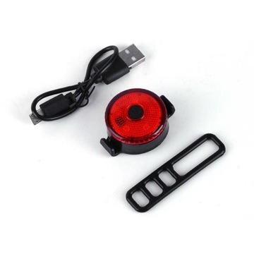 Rower ładowany na USB lampa tylna wodoodporna lamp