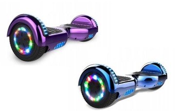 DESKOROLKA ELEKTRYCZNA HOVERBOARD 6,5 CALA BT LED 3 LATA TORBA 800W