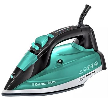 ŻELAZKO SAMOCZYSZCZĄCE Parowe Mocne Niekapiące Wyrzut Pary RUSSELL HOBBS