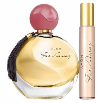 AVON ZESTAW FAR AWAY WODAA 50 ML + PERFUMETKA