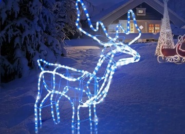 СВЕТОДИОДНАЯ ВСПЫШКА XXL ОЛЕНЬ ДВИГАЕТ ГОЛОВУ, ДВИГАЕТСЯ ЛАМПА