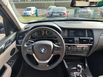 BMW X3 F25 SUV 2.0 20d 190KM 2016 BMW X3 Krajówka, lakier oryginalny 100%, zdjęcie 15