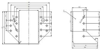СОЕДИНИТЕЛЬ КРОНШТЕЙНА БАЛКИ WB14 60x100 СЕРТИФИКАТ