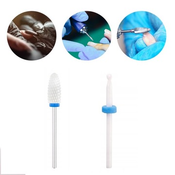 Сверло для ногтей мощностью 40 Вт + фрезы для камня из фетра