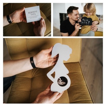 ЖИВОТ - 14 цветов - Ультразвуковая рамка для детского душа, фото рождения ребенка