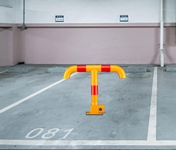 Blokada Parkingowa Miejsca Parkingowego na Klucz Składana Słupek Parkingowy