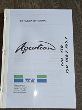 Deutz Fahr 5100p 5110p 5120p 5130p fe fs 850 950 Instrukcja Obsługi DTR