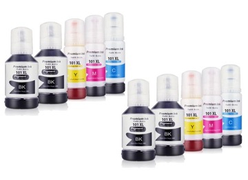 4 чернила для EPSON 101 ITS L4150 L4160 L6160 L6190