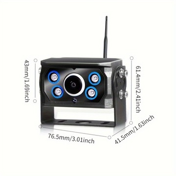 Цифровая беспроводная резервная камера, 7-дюймовый реверсивный монитор MDVR