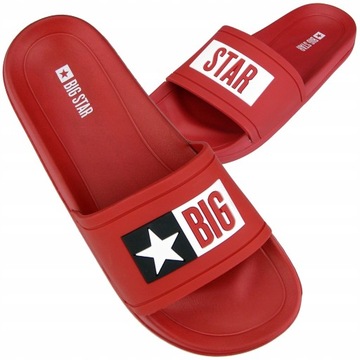 Детские тапочки Big Star, пластик, красные, размер 35