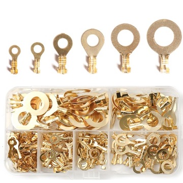 KONEKTORY WSUWKI KONEKTORKI KABLOWE ZESTAW miedziany wylot