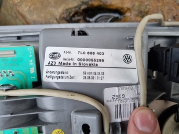 VW TOUAREG LAMPKA OŚWIETLENIE KABINY OŚWIETLENIA