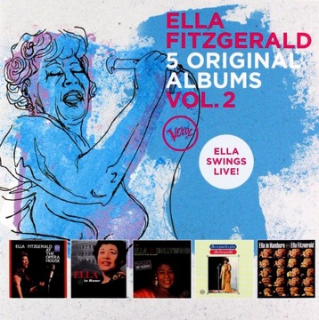 ELLA FITZGERALD: 5 ORIGINAL ALBUMS [5CD]