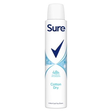 REXONA SURE WOMEN antyperspirant COTTON DRY 200ml