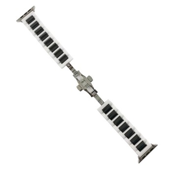 Керамический ремешок для часов для серии B 38 мм Белый Черный B