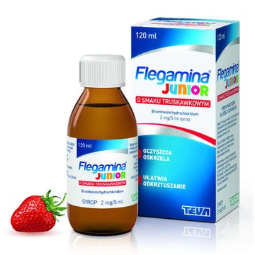 FLEGAMINA Junior syrop na kaszel dla dzieci 120 ml